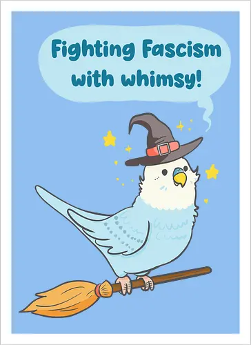 Whimsy Wellensittich