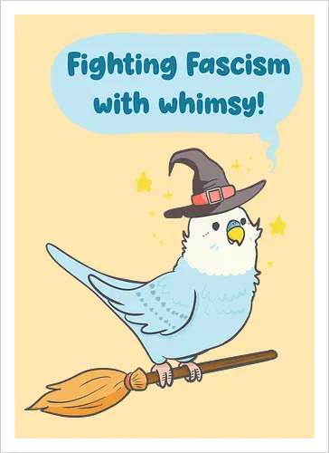 Whimsy Wellensittich