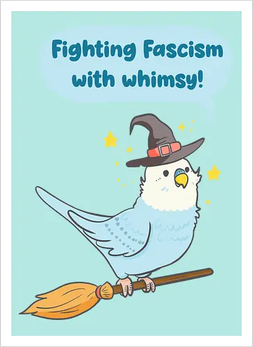 Whimsy Wellensittich