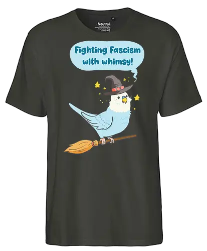 Whimsy Wellensittich - Witch, witchy - Fairtrade T-Shirt