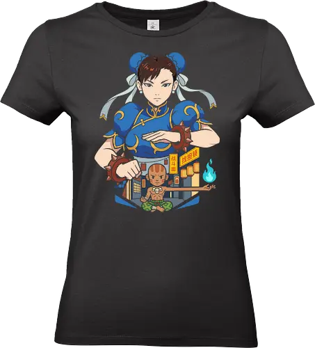 Chun-Li: Beat em up Heritage - Chun-Li, Beat em up, Dhalsim, retro gaming apparel, classic arcade fighter - Standard T-Shirt (Women)