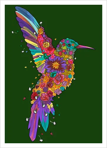 Floral Hummingbird