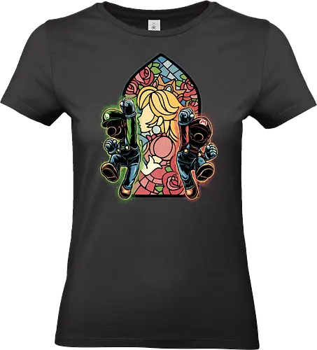 Stained Glass of Hope - Gaming, gamer, video game, retro gamer, movie, adventure, animation, animated - Standard T-Shirt (Women)