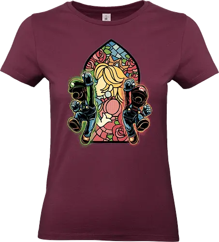 Stained Glass of Hope - Gaming, gamer, video game, retro gamer, movie, adventure, animation, animated - Standard T-Shirt (Women)