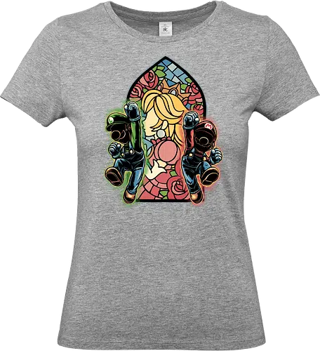 Stained Glass of Hope - Gaming, gamer, video game, retro gamer, movie, adventure, animation, animated - Standard T-Shirt (Women)