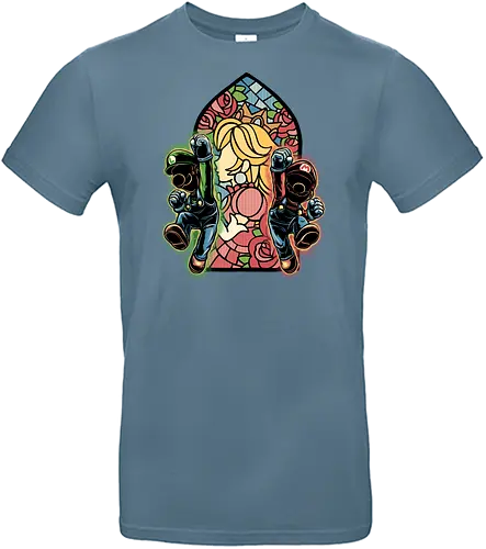 Stained Glass of Hope - Gaming, gamer, video game, retro gamer, movie, adventure, animation, animated - Standard T-Shirt
