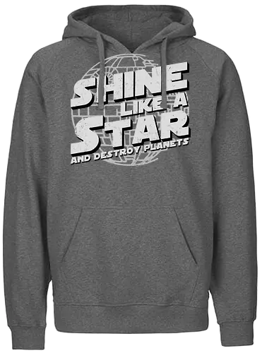 Not A Star - Space Opera, moon - Fairtrade Hoodie