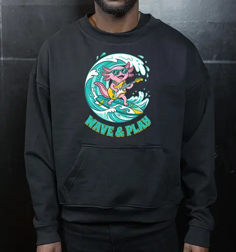 Surfing Axolotl: Wave & Play