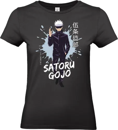 Gojo Satoru: Domain Expansion - Gojo Satoru, Jujutsu, JJK, Satoru Gojo art, anime streetwear, Domain Expansion, jujutsu sorcerer, modern anime graphic tee, Gojo blindfold, anime fan apparel - Standard T-Shirt (Women)