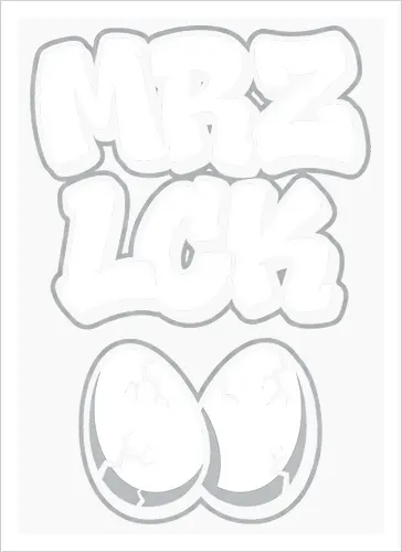 MRZ LCK EIER Graffiti