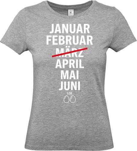 MRZ LCK EIER Kalender - Standard T-Shirt (Women)