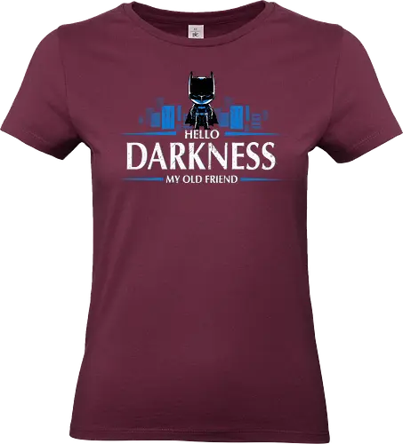 Hello darkness my old friend - simon and garfunkel, music, hello darkness, funny, cute - Standard T-Shirt (Women)