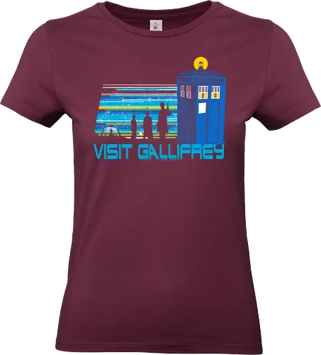Visit Gallifrey - Doctor, tardis, matt smith, david tennant, scifi, tv show, classic scifi, science fiction - Standard T-Shirt (Women)