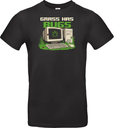 Grass Has Bugs Retro Computer Humor