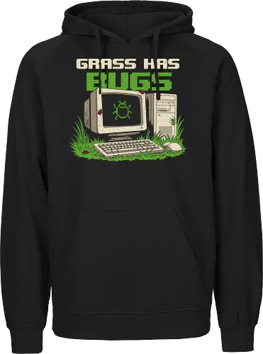 Grass Has Bugs Retro Computer Humor