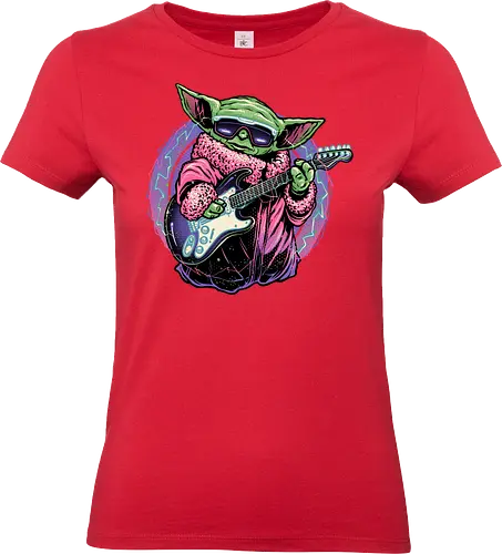Electric Galaxy - Movie, film, galaxy, galactic, sci-fi, science fiction, funny, cute, rockstar - Standard T-Shirt (Women)