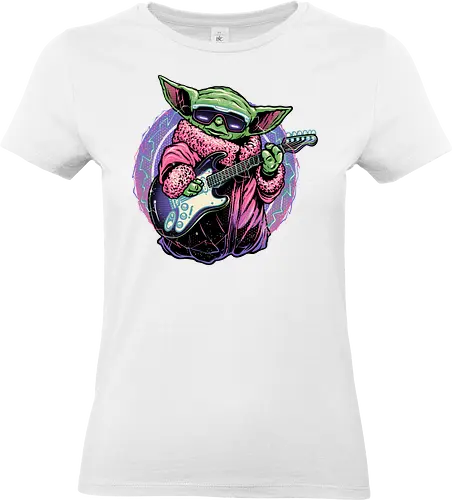 Electric Galaxy - Movie, film, galaxy, galactic, sci-fi, science fiction, funny, cute, rockstar - Standard T-Shirt (Women)
