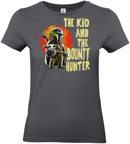 The kid and the bounty hunter - Space Opera, scifi, science fiction, tv show, bounty hunter - Standard T-Shirt (Women)