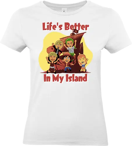 In My Island - Tomodachi, Mii, Pirate - Standard T-Shirt (Women)