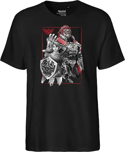 The hero and the evil sumi e