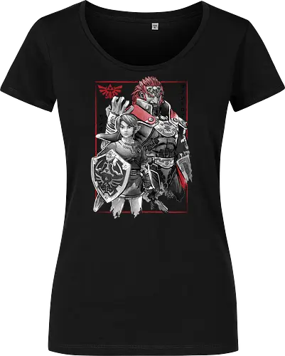 The hero and the evil sumi e