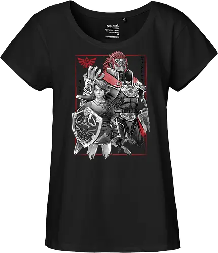 The hero and the evil sumi e