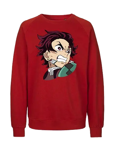 Tanjiro Kamado- Kimetsu no Yaiba fanart  - Slayer, anime, anime and manga, anime art, anime fanart, anime character - Fairtrade Sweatshirt