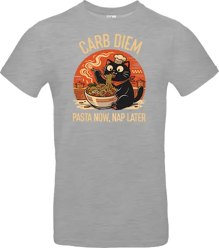 Schwarze Katze Pasta Retro Design