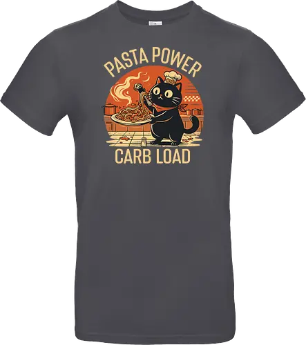 Lustige Katze Carb Load Retro Design