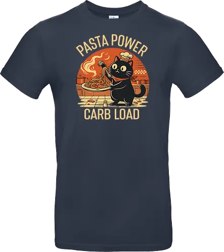 Lustige Katze Carb Load Retro Design