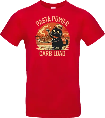 Lustige Katze Carb Load Retro Design