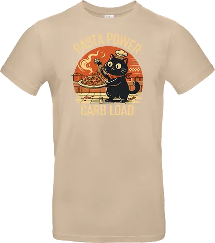 Lustige Katze Carb Load Retro Design