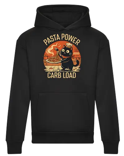 Lustige Katze Carb Load Retro Design
