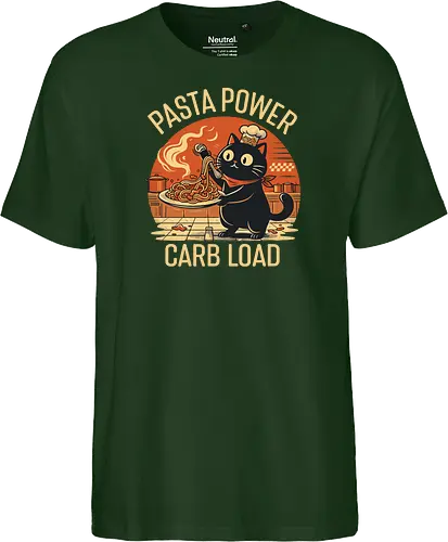 Lustige Katze Carb Load Retro Design