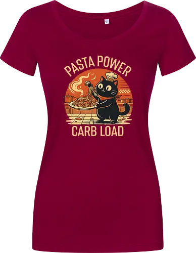 Lustige Katze Carb Load Retro Design