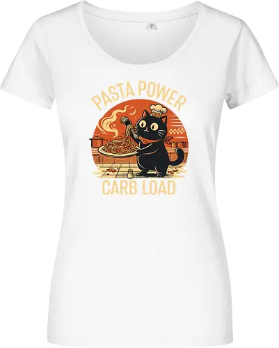Lustige Katze Carb Load Retro Design