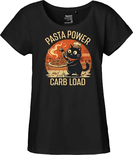 Lustige Katze Carb Load Retro Design