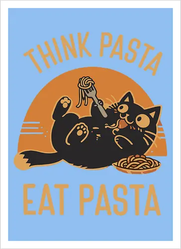 Süße Schwarze Katze Retro Design