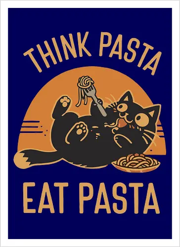 Süße Schwarze Katze Retro Design