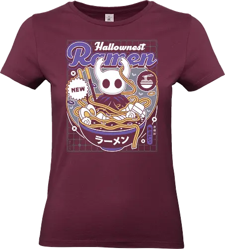 Hallownest Ramen Aesthetic - Bug Knight, hallownest, grub, the knight, hollow, knight, hornet, ramen, bugs, indie game, shade, gamer, gaming, video games, pale king - Standard T-Shirt (Women)