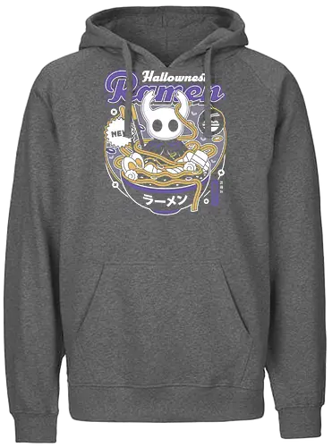 Hallownest Ramen Aesthetic - Bug Knight, hallownest, grub, the knight, hollow, knight, hornet, ramen, bugs, indie game, shade, gamer, gaming, video games, pale king - Fairtrade Hoodie