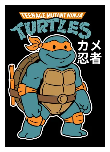 TMNT: Michelangelo Retro Style