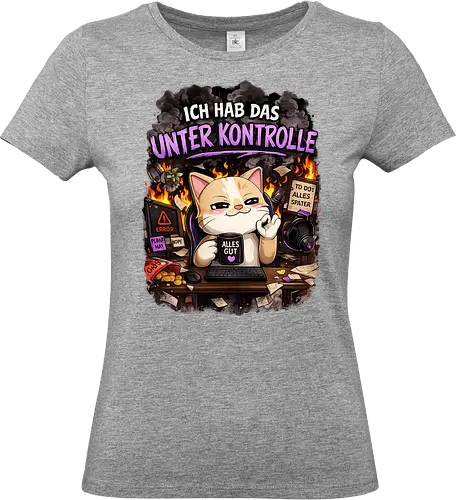 Ich hab das unter Kontrolle - Smilow, Twitch, Streamer, Katze, Chaos - Standard T-Shirt (Women)