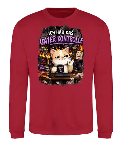 Ich hab das unter Kontrolle - Smilow, Twitch, Streamer, Katze, Chaos - Sweatshirt