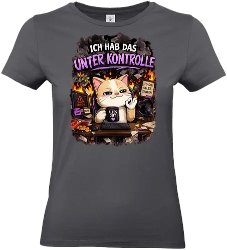 Ich hab das unter Kontrolle - Smilow, Twitch, Streamer, Katze, Chaos - Standard T-Shirt (Women)