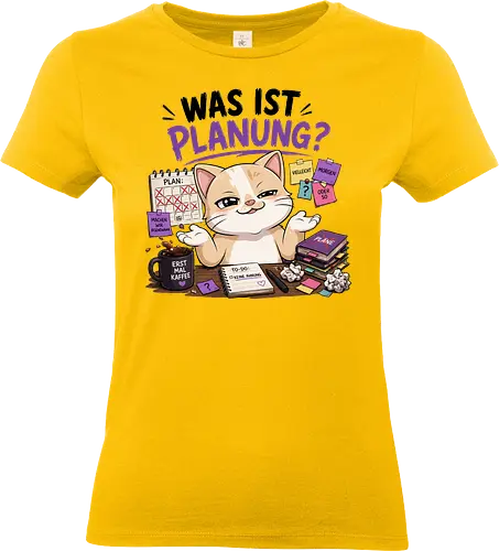 Was ist Planung? - Simlow, Twitch, Streamer, Katze, Chaos - Standard T-Shirt (Women)