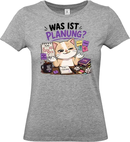 Was ist Planung? - Simlow, Twitch, Streamer, Katze, Chaos - Standard T-Shirt (Women)