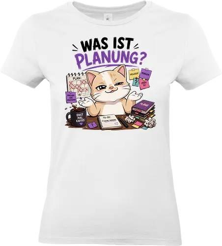 Was ist Planung? - Simlow, Twitch, Streamer, Katze, Chaos - Standard T-Shirt (Women)
