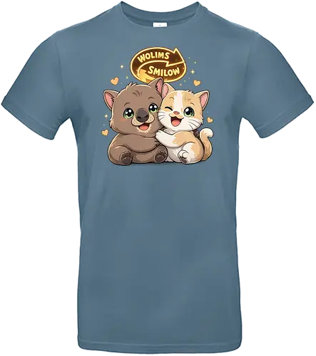 wolimS=Smilow - Smilow, wolimS, Twitch, Streamer, Katze, Wombat, Chaos, Liebe, Herz - Standard T-Shirt