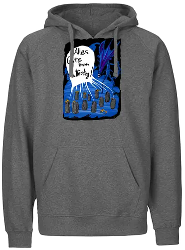 Alles Gute zum Muttertag! - Muttertag, Alien, Xenomorph - Fairtrade Hoodie